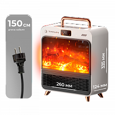 Обогреватель для дома, тепловентилятор напольный с пультом 1500 Вт TITAVIN TI-PFH002